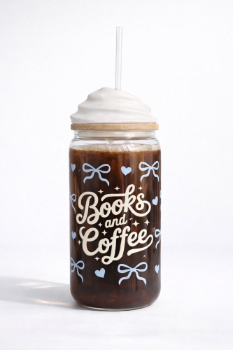 books and coffee cup